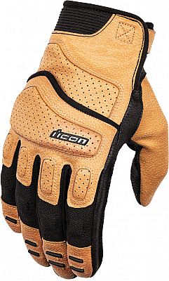 Icon Superduty 3, Handschuhe - Beige/Schwarz - L von Icon