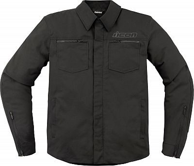 Icon Upstate Canvas, Textiljacke - Schwarz - 3XL von Icon