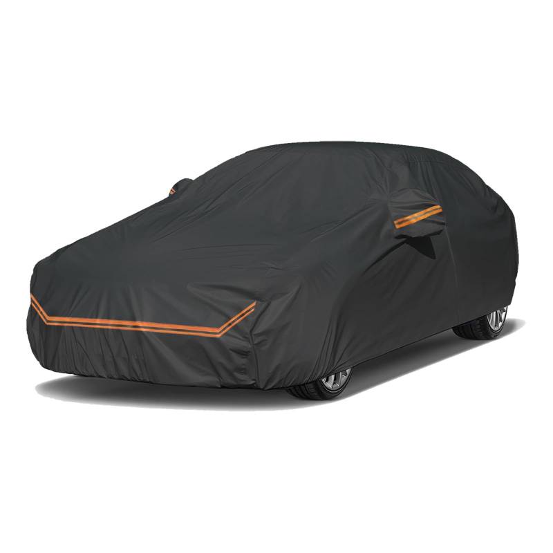 Auto Abdeckplane für Suzuki Alto V(1998-2004)，Autoplane Winter, Autoschutzhülle,Autoabdeckung,wasserdichte Autoplane, Car Cover für umfassenden Schutz von IkiEclipse