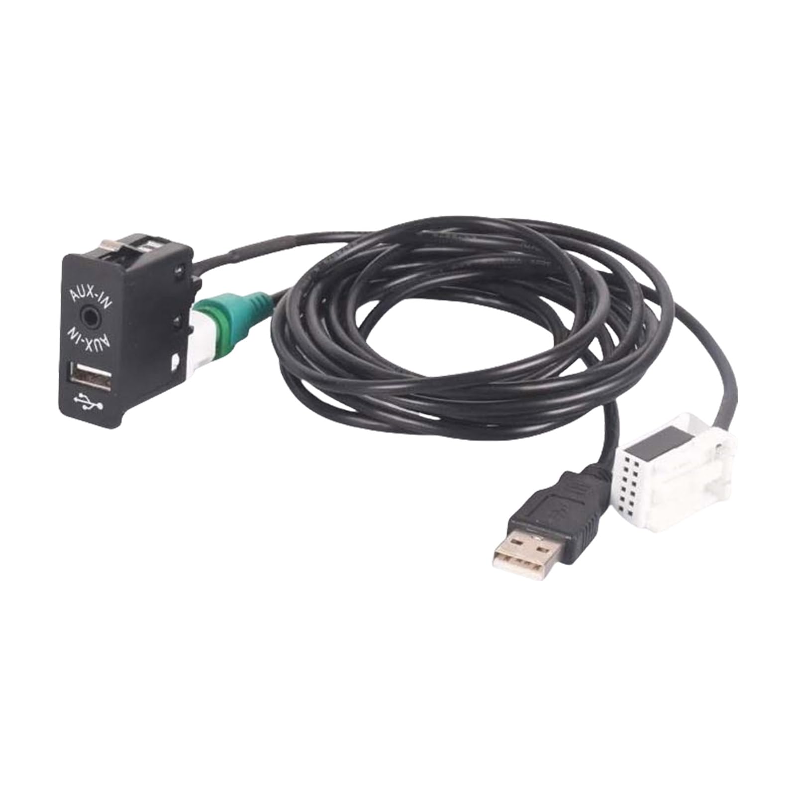 Illkjasfc In USB Schalter Anschluss Für E60 E61 E63 E64 E87 E90 E70 F25 F01 F02 F03 Adapter Mit USB Kabel Und Kabel von Illkjasfc