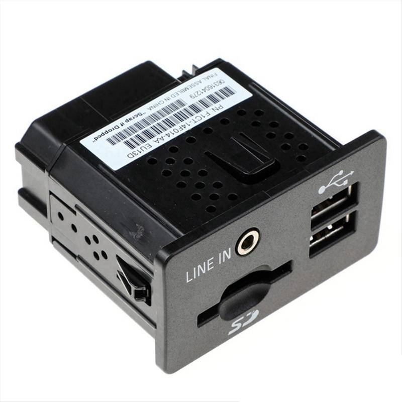 Illkjasfc Port USB Port Mit Kartenleser Für Transit F1CT-14F014-AA F1CT14F014AA Player USB Buchse von Illkjasfc