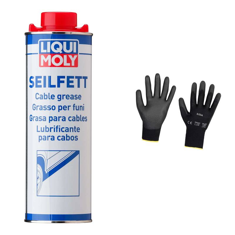 Iloda Original Liqui Moly 1l Seilfett 6173 Schutzhandschuhe von Iloda