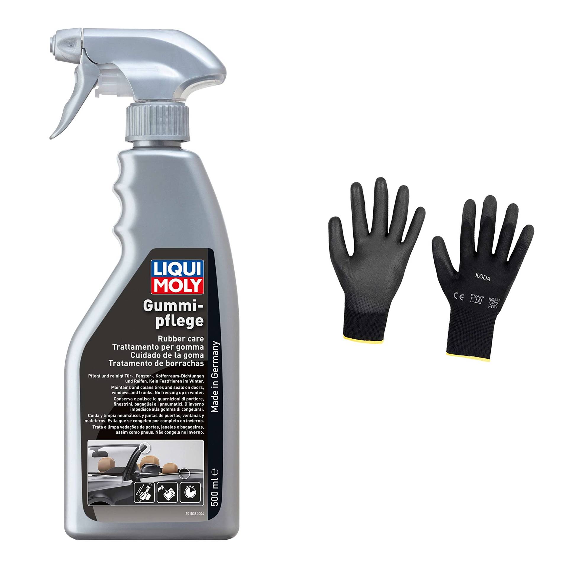 Iloda Original Liqui Moly 500ml Gummipflege 1538 Schutzhandschuhe von Iloda