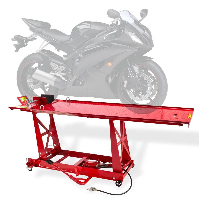 Motorradhebebühne 450kg Pneumatisch von DEMA