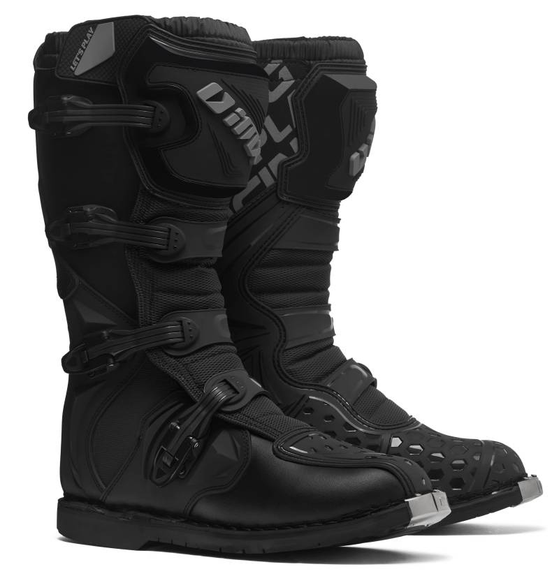 IMX RACING X-One Motorradstiefel Offroad Motocross | Langlebige TPU- und TPR-Materialien | Anti-Vibes-Einlegesohlen | Vier Stufen der Klemmen von IMX RACING