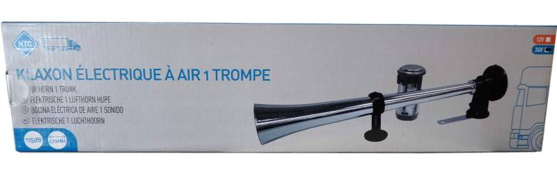 Inconnu Hupe, verchromt, 1 Trompe, 47 cm, Plus Luftkompressor, 24 V von HTC Equipements