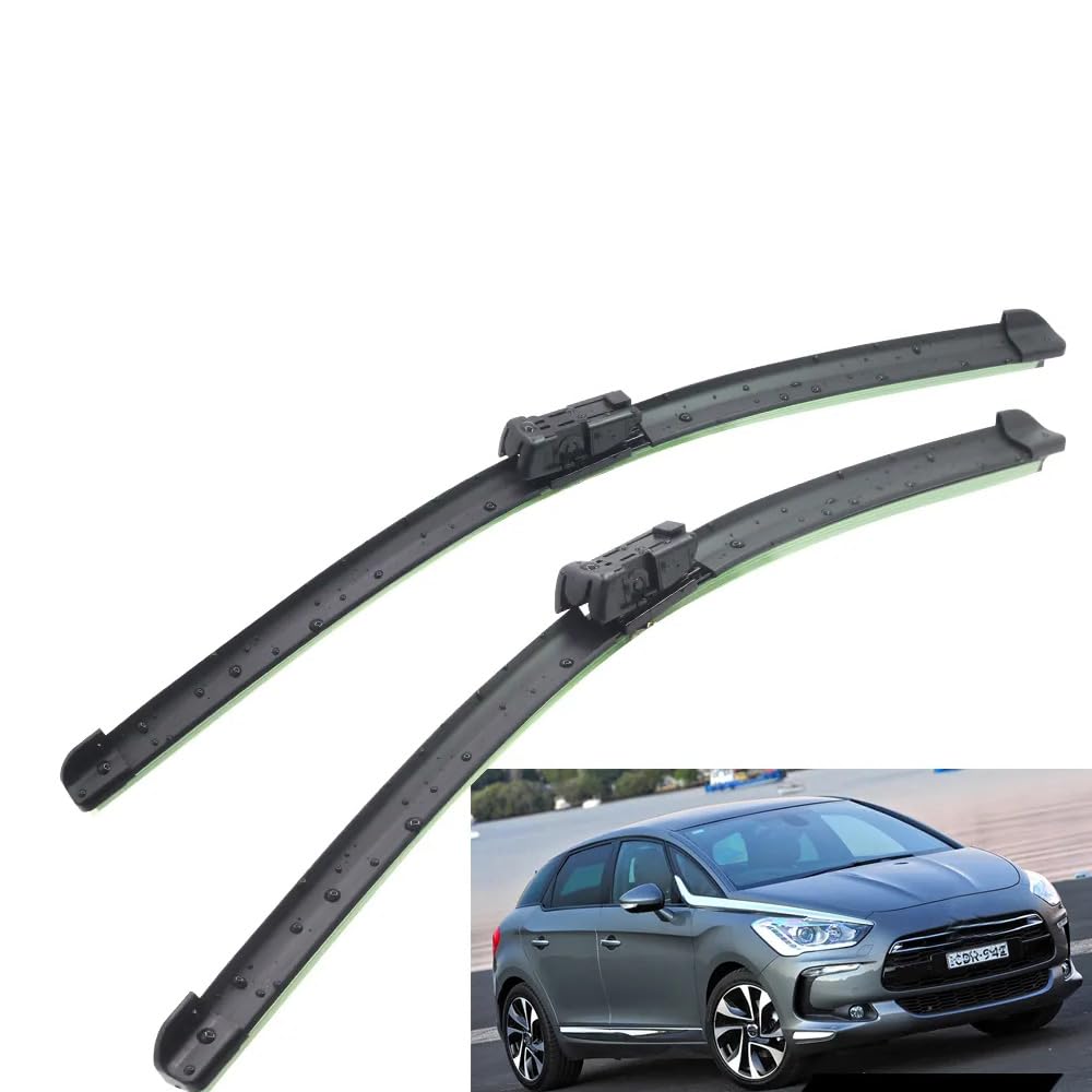 Scheibenwischerblätter für die Frontscheibe, Scheibenwischer für Citroen DS5 2011 2012 2013 2014 2015 2016 von InkRaz