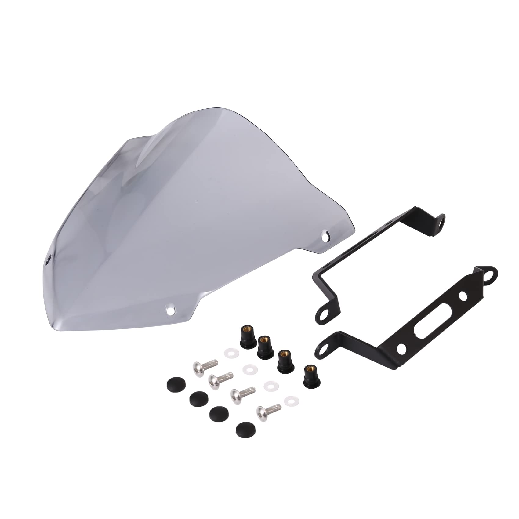 Inkoby Motorrad Windschutzscheibe Wind Abweiser für MT07 MT 07 2018-2020 (Transparent) von Inkoby