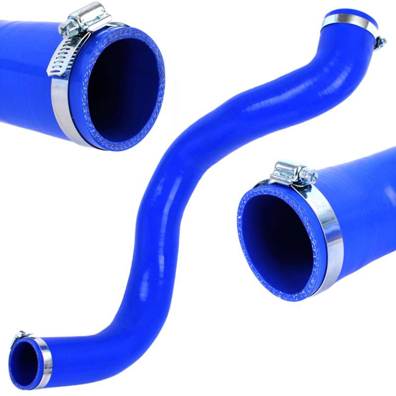 INLY Silikon Blau Turboschlauch Ladeluftschlauch Turbolader kompatibel mit Mitsubishi Outlander 2.2 1505A568 1505B318 150617 (2006-2016) von Inly Parts