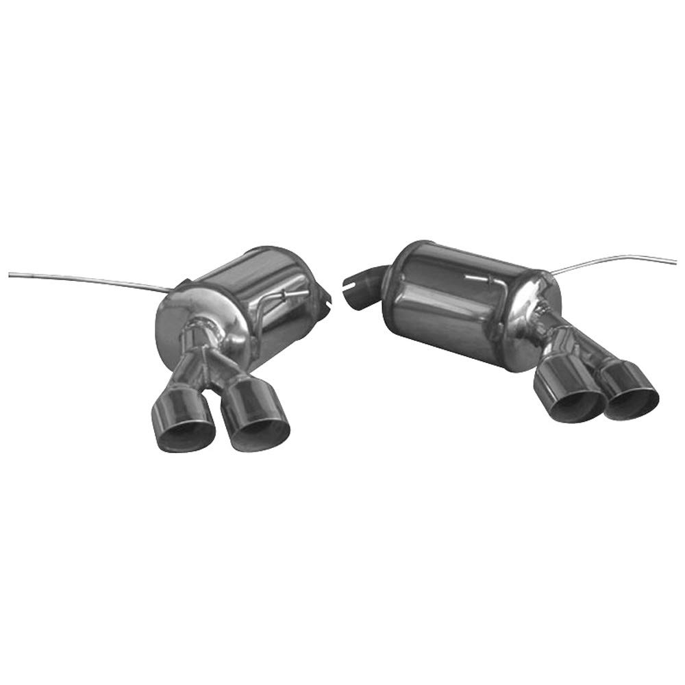 100% Edelstahl Doppelaufpuff kompatibel mit MS Gransport 4.2 V8 2006- Links/Rechts 2x80mm von InoXcar