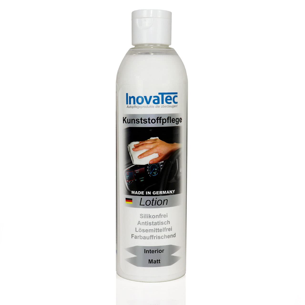 Inovatec Kunststoffpflege Lotion 2,5L - Schnelle optische Auffrischung und Pflege von Kunststoffteilen innen und außen von Inovatec