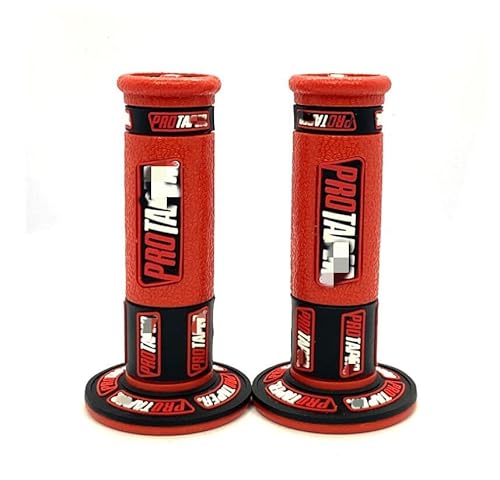 Inovey 22Mm/24Mm Motorrad Lenkergriff Gel Bremsgriff ATV Dirt Bike Griff Gummigriffabdeckung -rot -22mm von Inovey