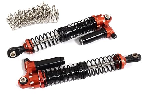RC Model Machined Piggyback Shock Pair (2) for Axial SCX10 III Off-Road Crawler (L=95mm) von Integy