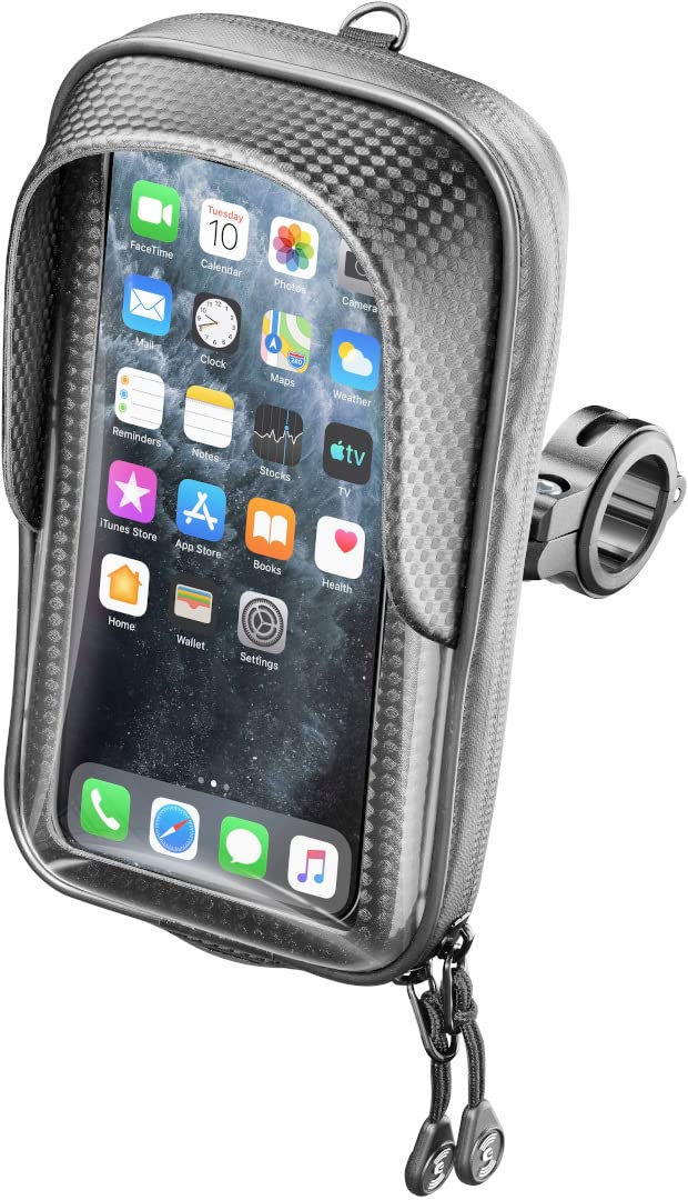 Interphone Cellularline SMMASTERPRO | Universal Smartphone Halter Kompatibel mit 6.7 Mobile, 360° drehbar. von Interphone