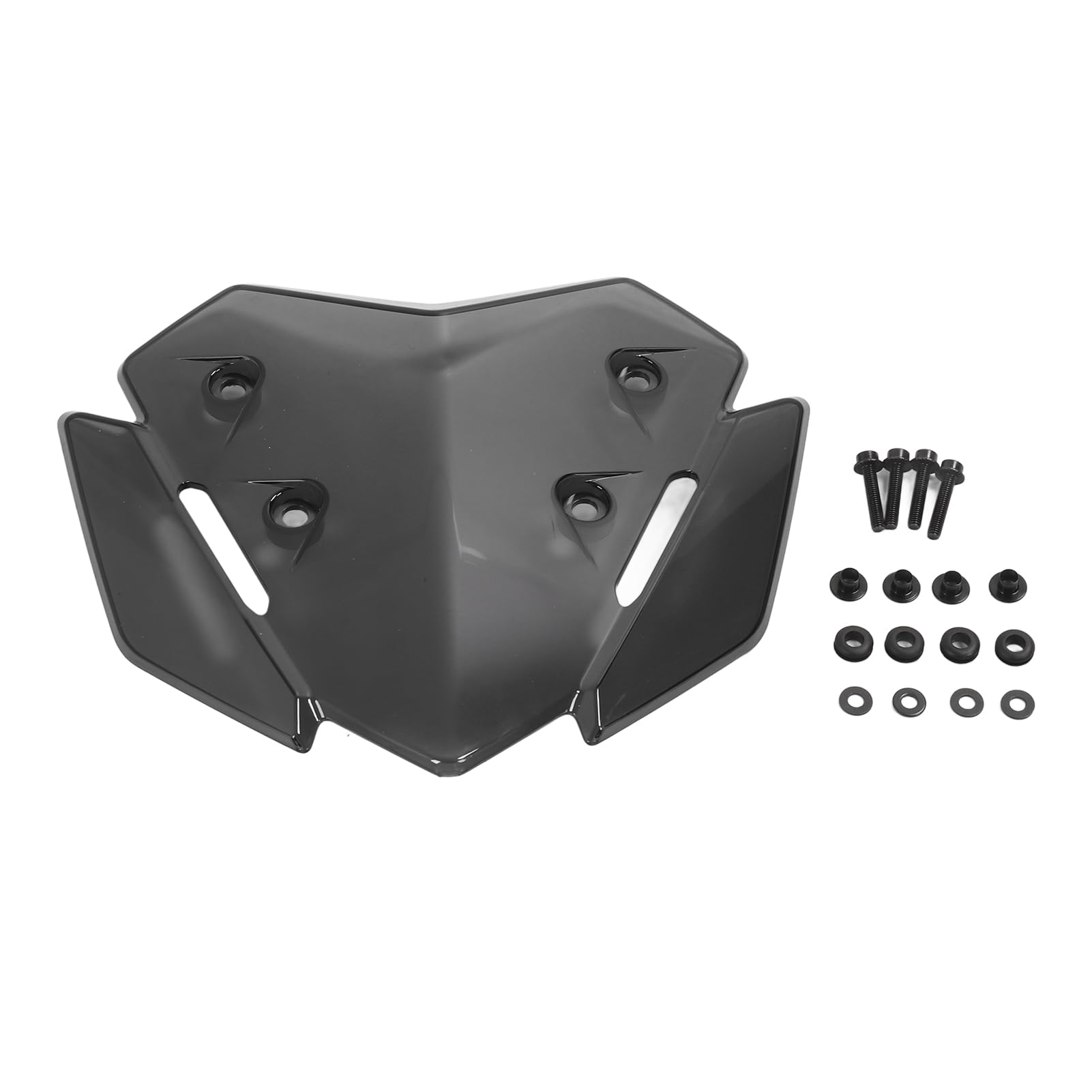 Intoipush Motorrad-Frontscheibe, Windschutzscheibe, Motorrad-Windschutzscheibe, Windschutzscheiben-Displayschutz, Luftstrom-Windabweiser für Xmax 125 250 300 (Durchscheinendes Grau) von Intoipush