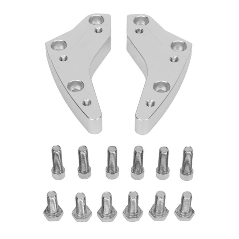 Lenker-Riser-Montageadapter, 1 Paar Motorrad-Lenker-Riser, ergonomisches rostfreies Aluminium-Lenker-Riser-Abstandshalter-Kit für K 1600 GT GTL von Intoipush