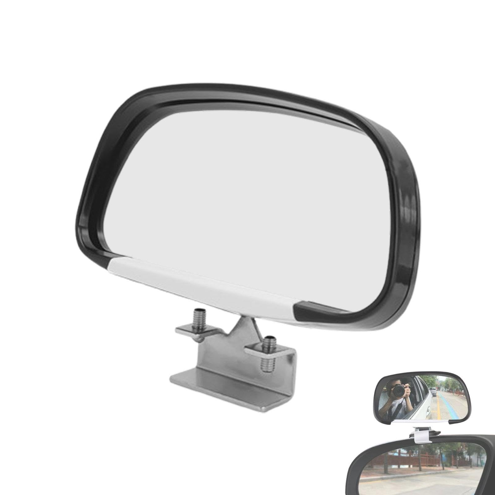 Adjustable Car Blind Mirror | Wide Angle Auxiliary Mirror for Safer Driving | 360-Degree Rear View Mirror for Vehicles, Perfect for Eliminating Blind Spots von Iouyjiu