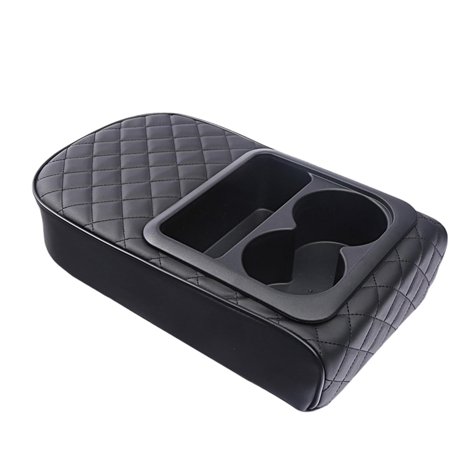 Car Center Konsole Arm Rest Cover | 35 x 21 cm Wasserdicht Interior Storage Box mit eingebautem Cup Holder | Komfortable und schützende Konsole Pad für Autos, SUVs und Trucks von Iouyjiu