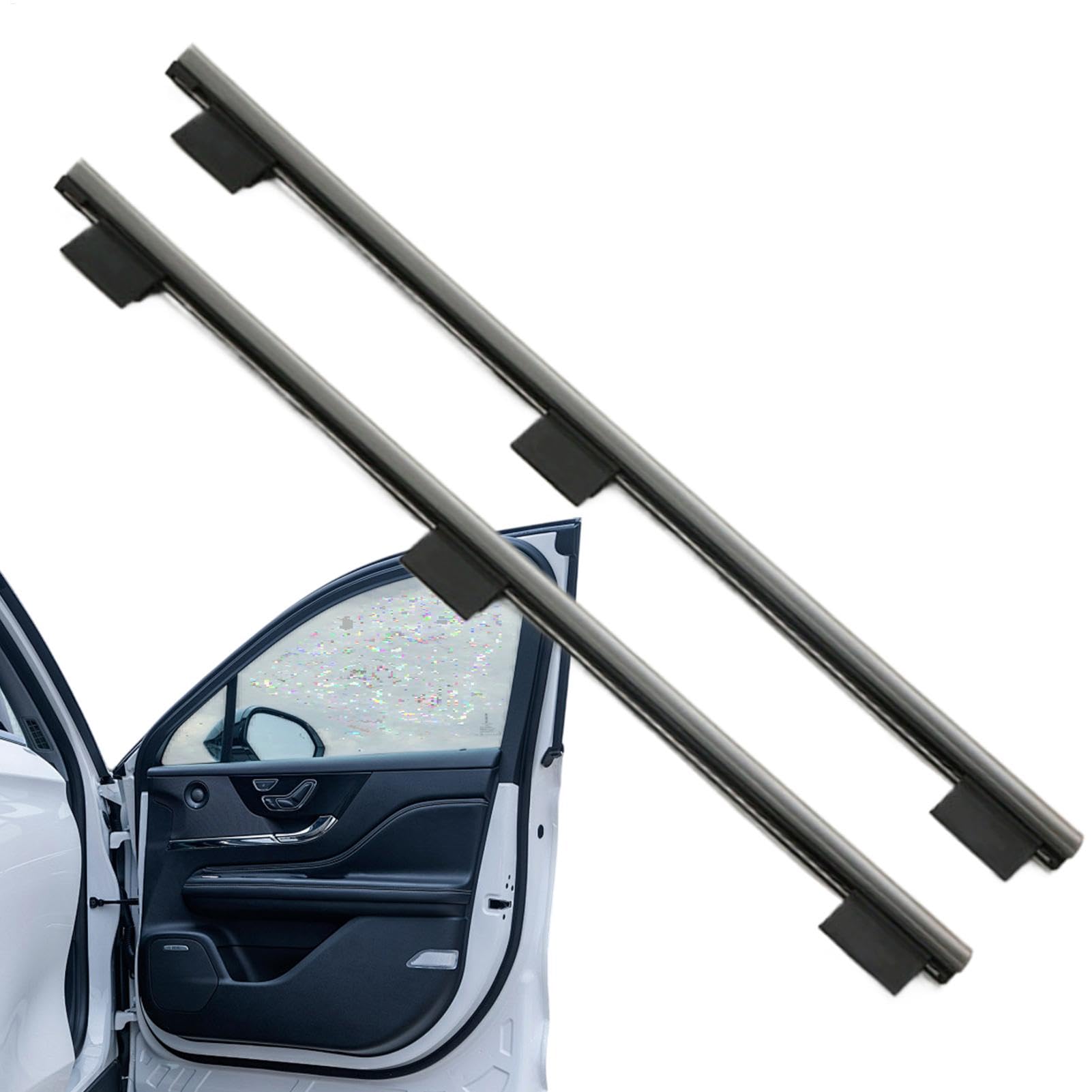 Car Side Window Cleaner, Rearview Wiper Tool, Side Cleaning Wiper, Compact Car Window Squeegee, Windshield Cleaning Strip, Car Cleaning Tool, Efficient Side Window Wiper, von Iouyjiu