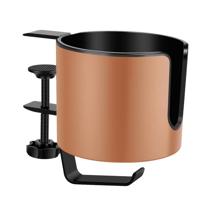 Drehbarer Headphone Hanger, Klemme auf dem Schreibtisch, Home Office Organizer, Cup Holder für Wheelchairs, Desk Organizer mit Cup Holder, Cup Holder für Schreibtisch und von Iouyjiu