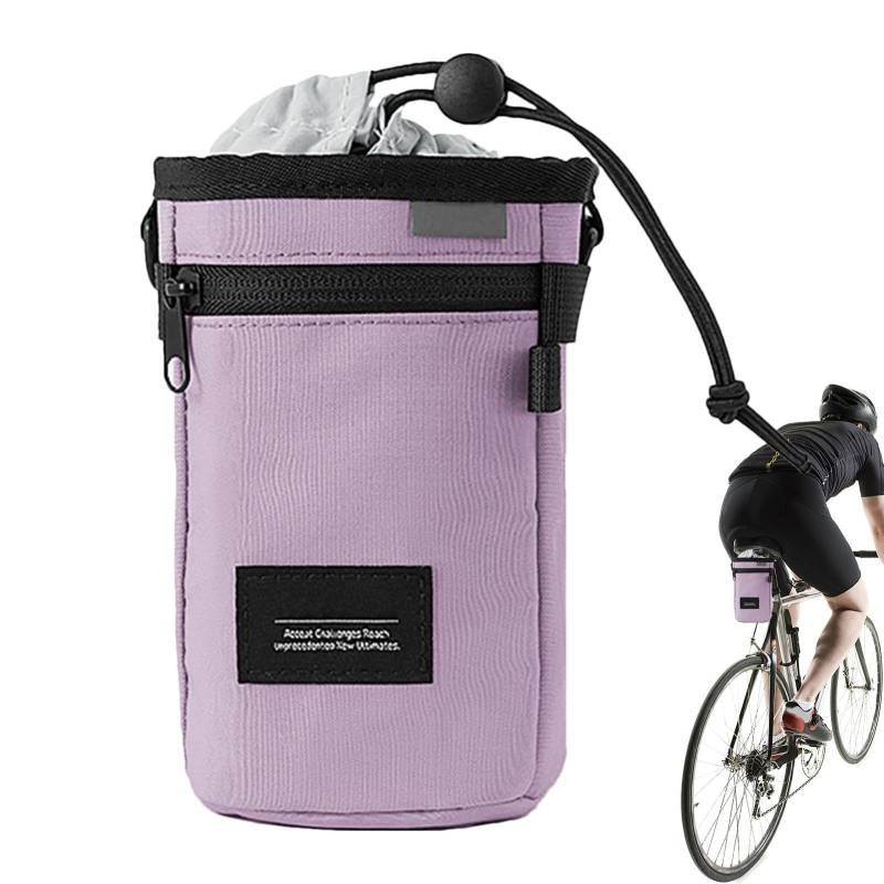 Fahrrad-Getränkehalter, wasserdichte Lenkertasche, tragbarer Getränkebehälter, ergonomische Tassenaufbewahrung mit wasserdichtem und tragbarem Design für Camping und Reiseabenteuer von Iouyjiu