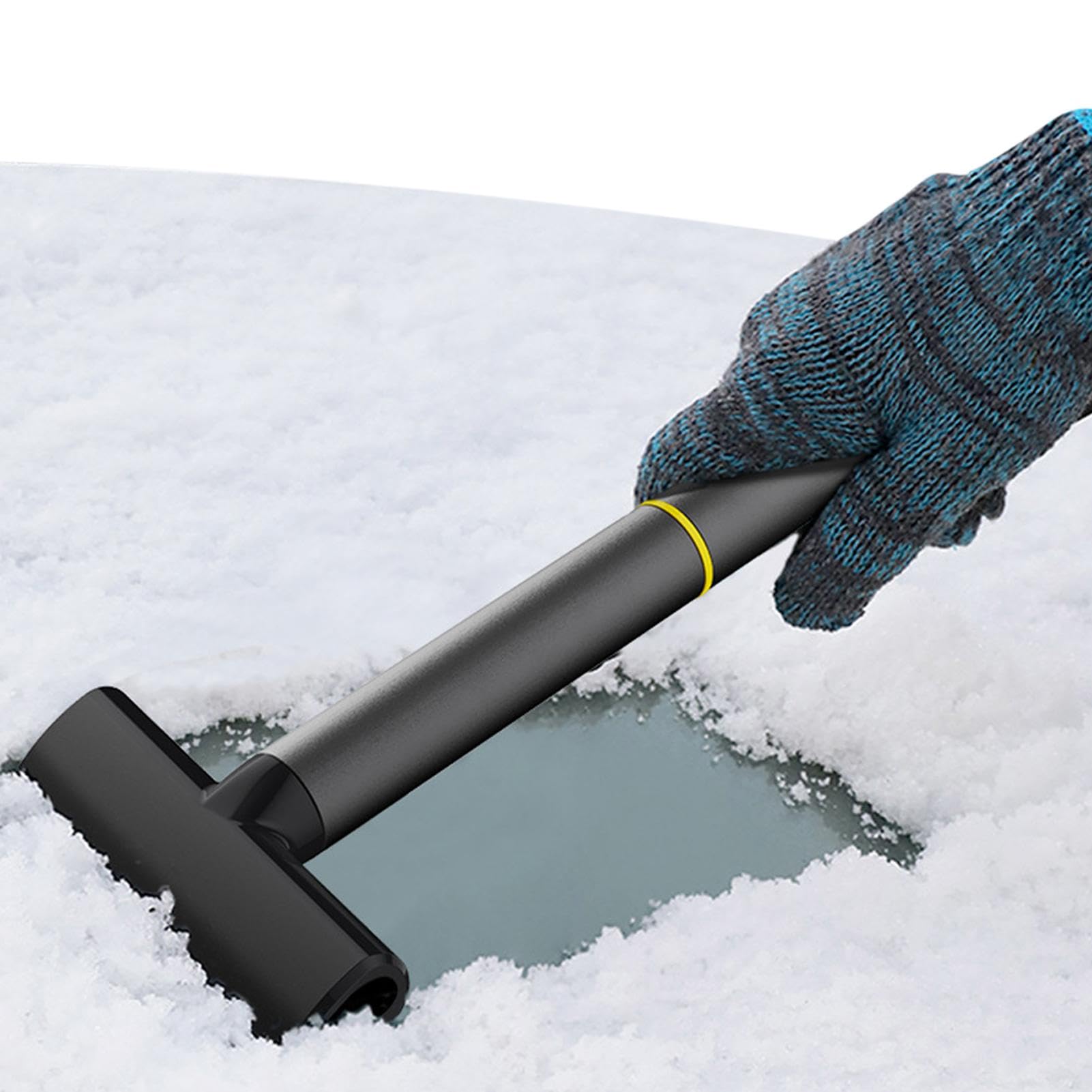 Iouyjiu Ice Scraper with Brush, Window Frost Removal Tool, Quick Scraper for Ice, Heavy Duty Frost Scraper, Ice Scraper with Extension, Ice And Snow Removal Tool, Professional Ice Scraper von Iouyjiu