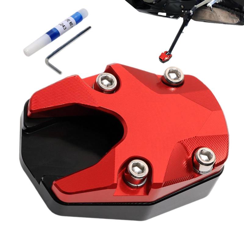 Stabiles Kickstand-Zubehör | tragbarer Motorrad-Kickstand | Compact Kickstand Halterung | Motorrad Parkplatzlösungen | Kickstand Plate für alle Bikes | Lightweight Kickstand Plate von Iouyjiu