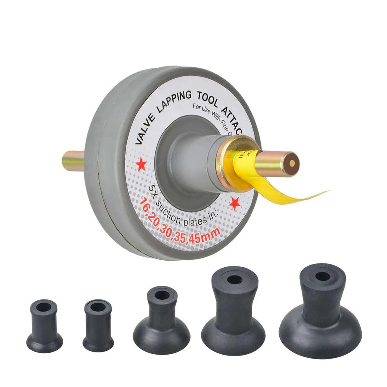 Valve Repair Kit, Engine Valve Grinder, 6X Valve Lapper, Valve Lapping Tool, Engine Valve Repair, Adjustable Speed Lapper, Valve Lapper Kit, 1000rpm to 1250rpm Working Speed Valve Grinding Compound von Iouyjiu