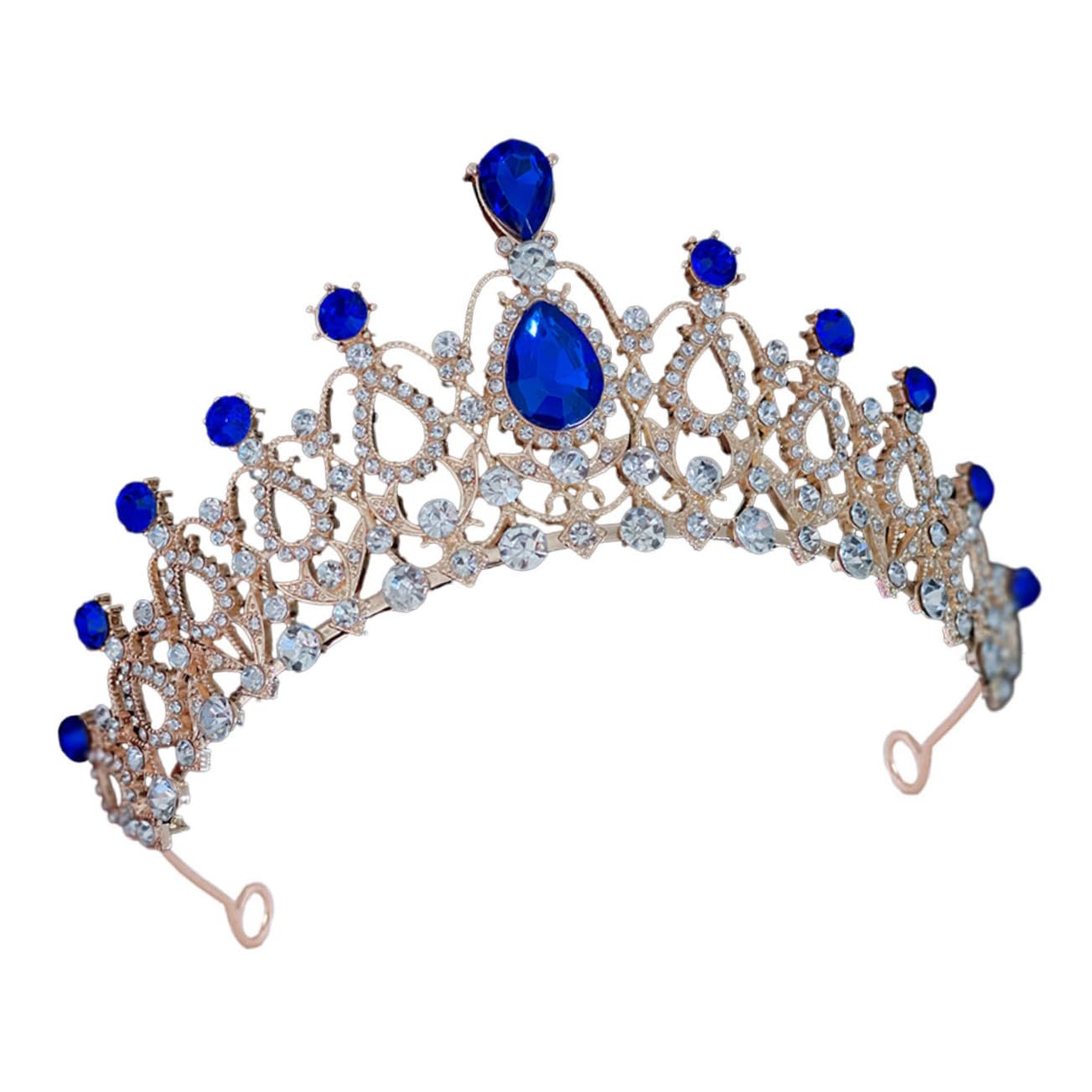 Ipetboom Tiara Für Bachelorette-krone Tiara-krone Prinzessin Geburtstagsdekoration Tiara-stirnbänder Für -tiara Kronen Für Kleine Mädchen Smaragdkrone Heimkehr-tiara Für Strass von Ipetboom