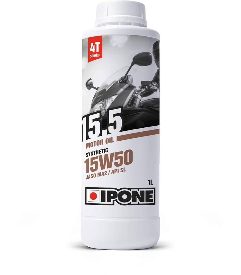 IPONE - 4-Takt-Motorradöl 15W50 15.5-1 Liter - Halbsynthetisch - Schutz des Motors - Optimale Schmierung von IPONE