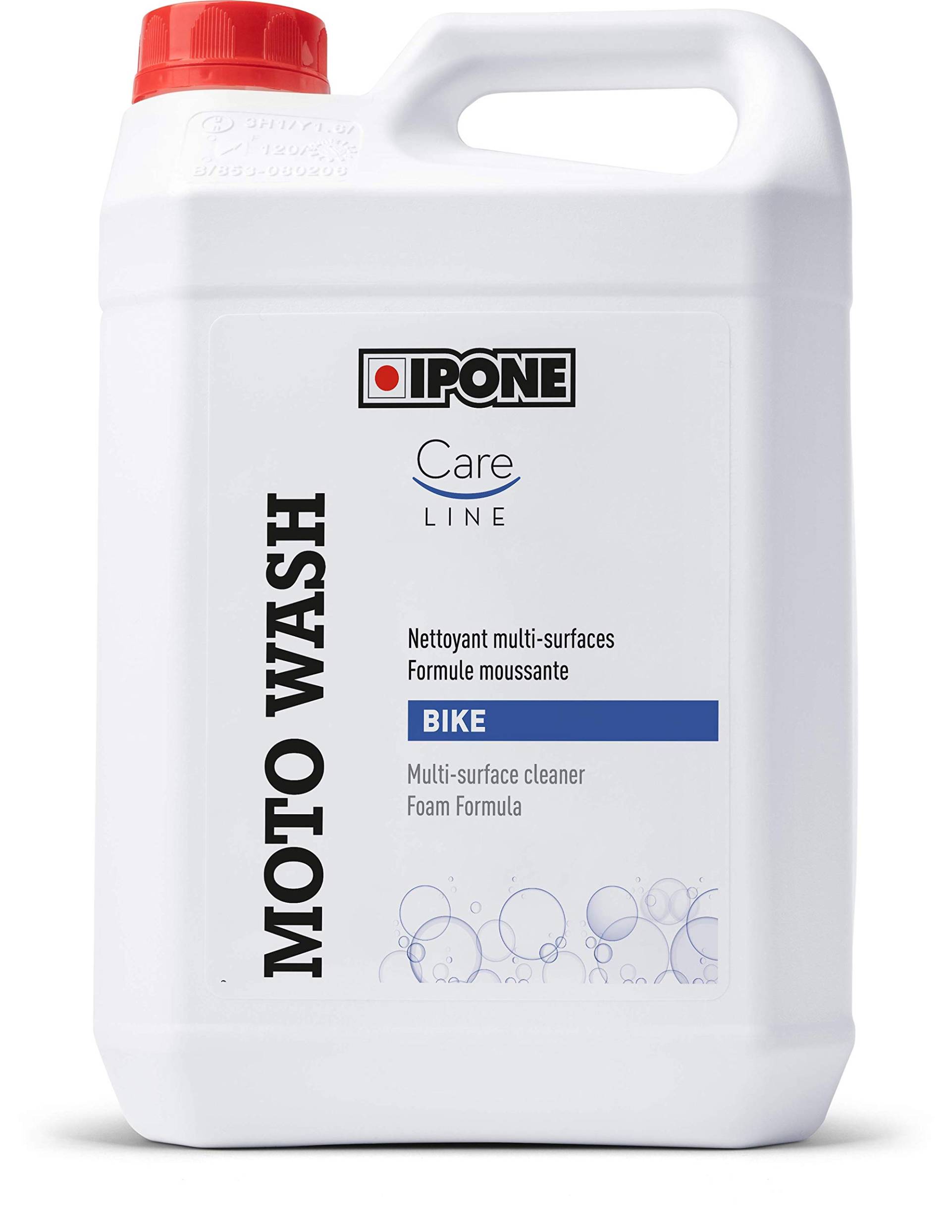 IPONE - Moto Wash - Multi-Oberflächen-Reiniger - Hinterlässt Keine Spuren - Entfernt alle Arten von Schmutz - 5L von IPONE