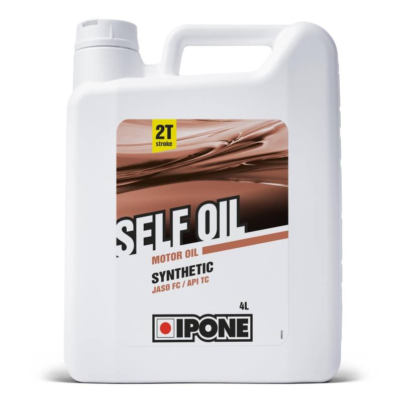 IPONE – Motoröl ZT Self Oil – 4 Liter Kanister – Teilsynthetischer Schmierstoff – Für Zweitaktmotoren von Ipone