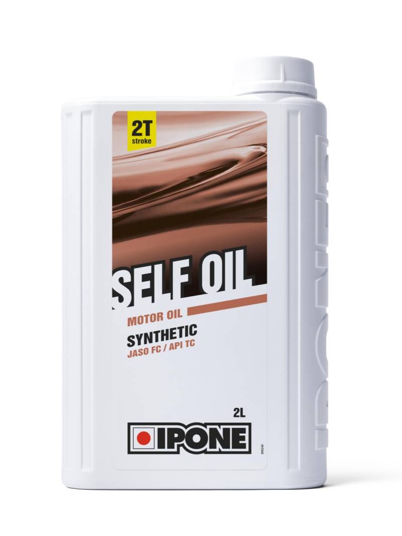 Ipone - 2-Takt-Motoröl Self Oil - Halbsynthetisch - Für alle 2-Takt-Maschinen für Gartengeräte - 2-Liter-Kanister von Ipone