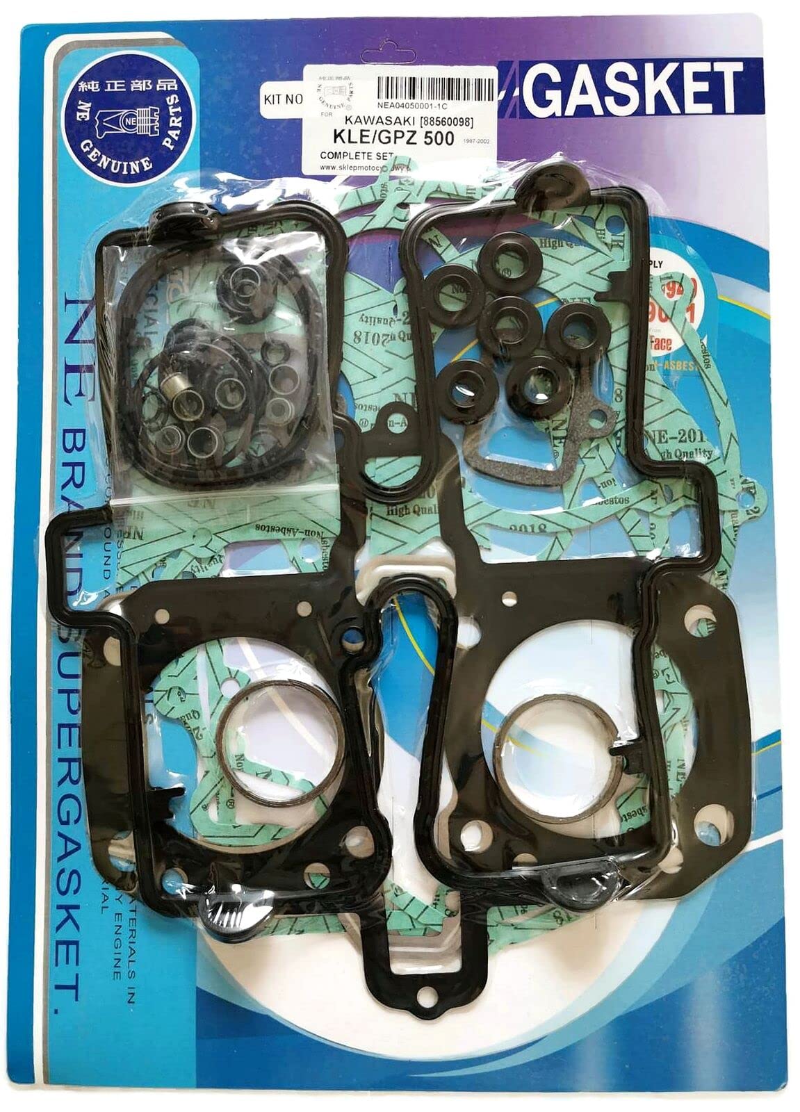 Motordichtsatz Dichtsatz komplett Gasket set für KAWASAKI EN ER GPZ KLE 450 500 von ItalyRacing