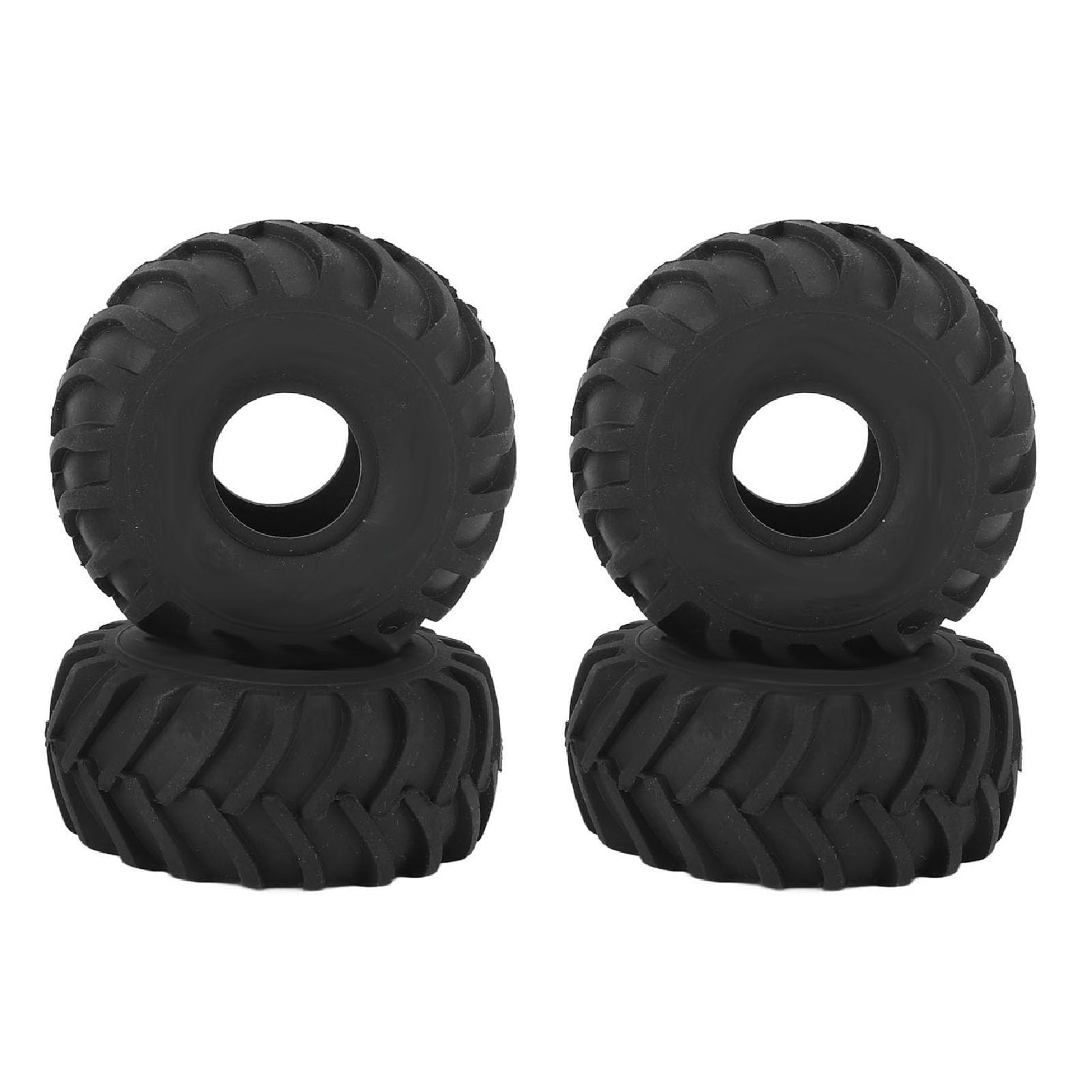 4PCS 1,0 Zoll RC-Radreifen Crawler-Gummireifen Anti-Rutsch-Radreifen mit Besserem Grip für AXIAL SCX24, mit Schwarzem Innen- und Außendurchmesser 68 Mm, Breite 32 Mm von Itonash