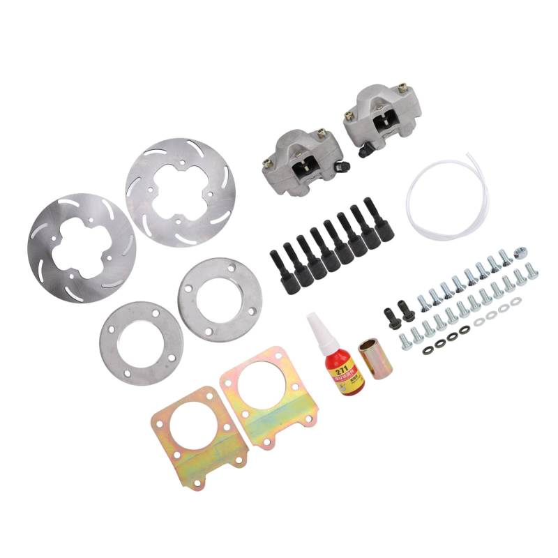 ATV Front Disc Brems Conversion -Kit, Verbessertes Bremsleistungspunkt -Scheibenbremskit für 450 Foreman 300 Fourtrax 4x4, Passt Zum 12 -Zoll -Durchmesser -Rad von Itonash