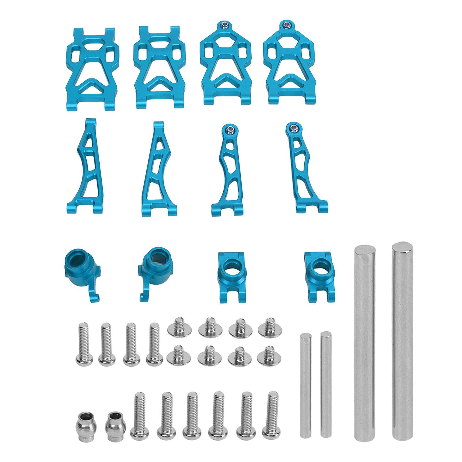 Aluminiumlegierung RC Car Suspension Arm Upper Lower Kit mit Steering Cup für SCY 16101PRO 1/16 Remote Control Car (B) von Itonash