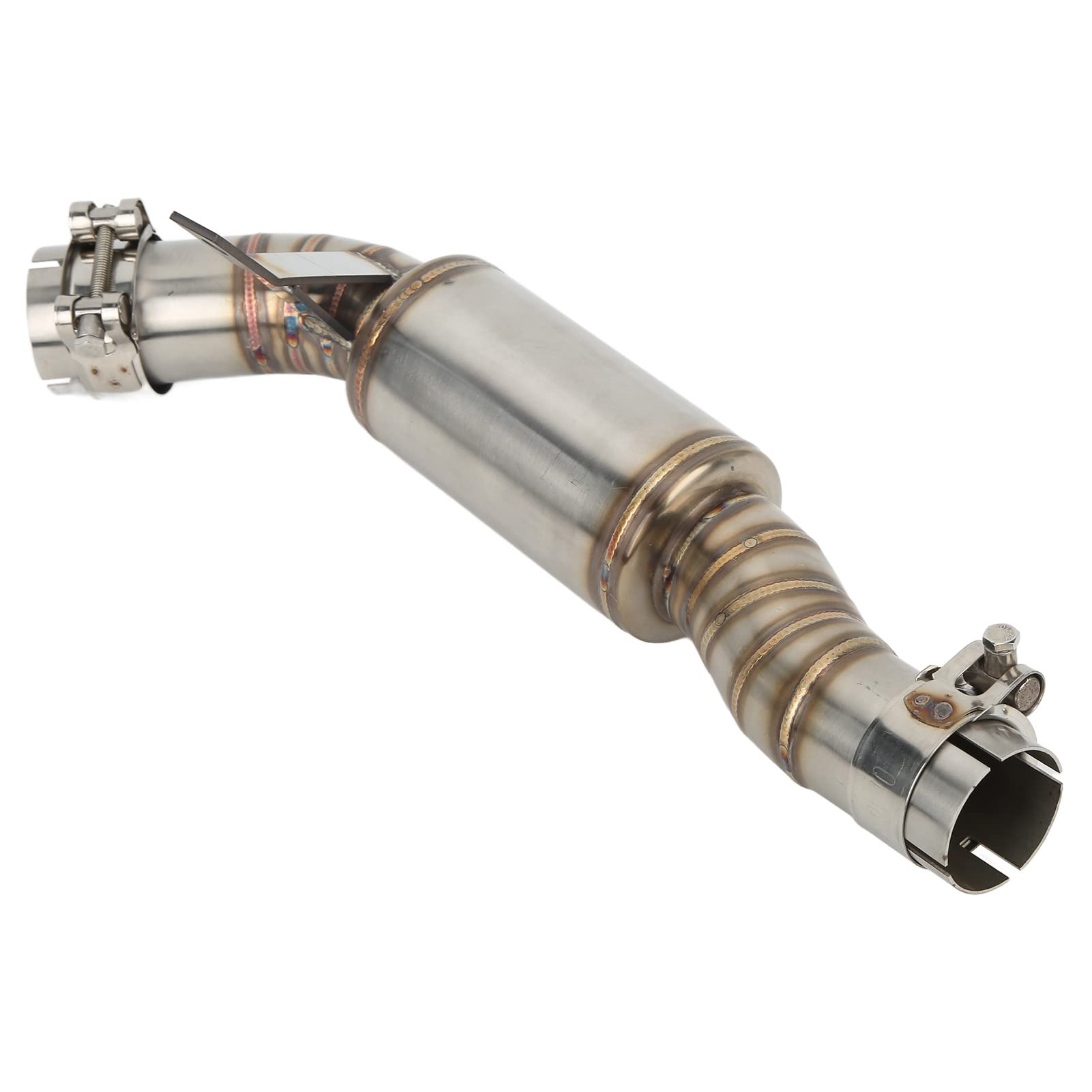 Auspuff Mittleres Rohr, Motorrad Auspuff Mittel Verbindungs Rohr Ersatz, Edelstahl für Leoncino 500 BJ500, mit Leoncino 800 Auspuff Mittleres Rohr, Motorrad Auspuff Mittel Verbindungs Rohr Ersatz, Edelstahl für Leoncino 500 BJ500, mit Leoncino 800 von Itonash