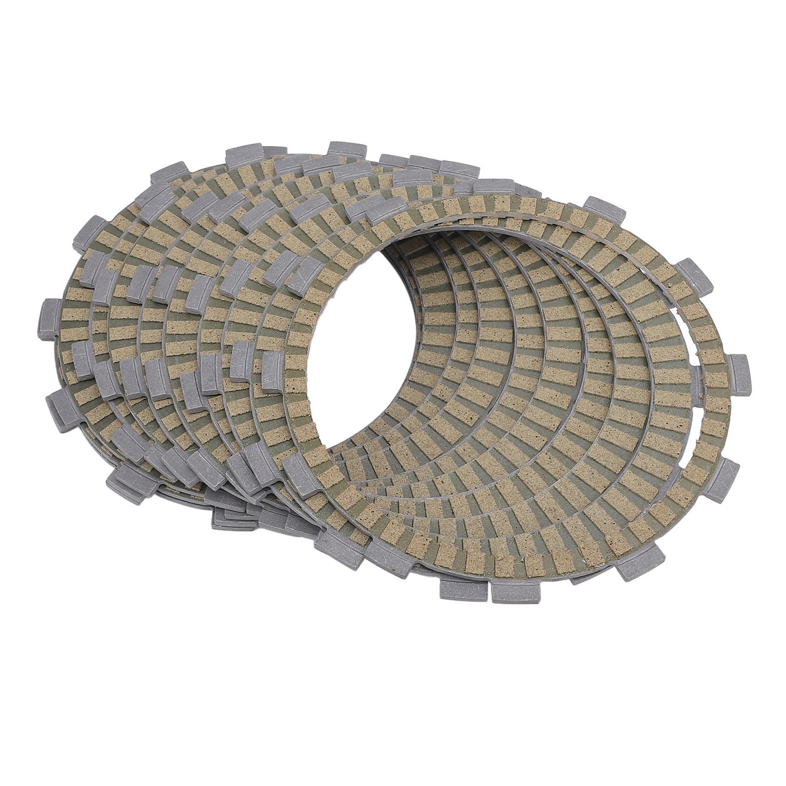 Clutch Friction Disc Plate Set, Ersatz für 696, Längere Lebensdauer Glatterer Übertragung Reduzieren Sie die Vibration, die mit Papierbasismaterial Gefertigt Wird, Verbessert von Itonash