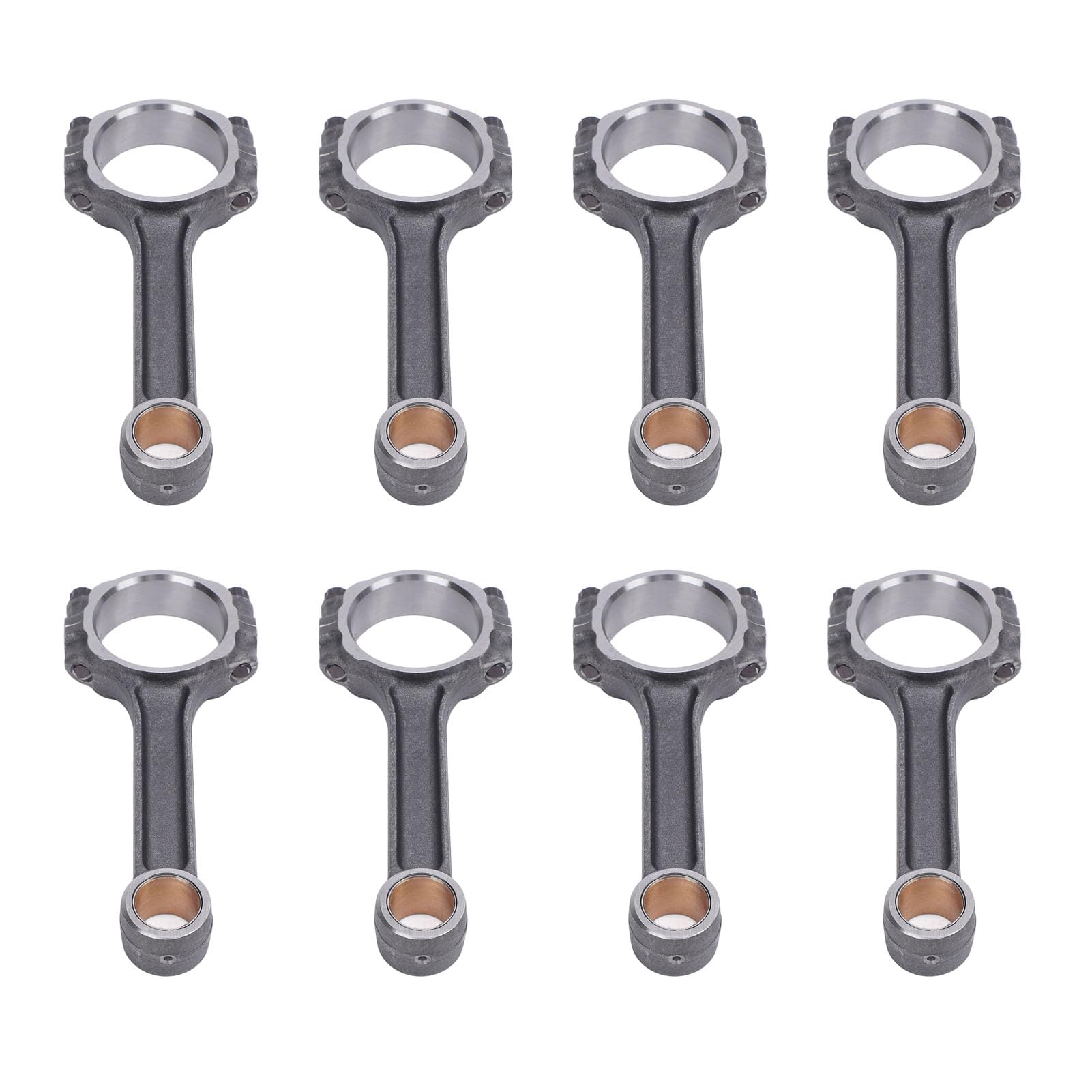 I Strahl Verbindungsstäbe 8pcs 6.000in 2,100in 0,927 Zoll Bronze Busch 5140 Chromoly Stahl, Motorverbindungsstab, Ersatz für SBC 350 CE274.1005, PC41109 von Itonash