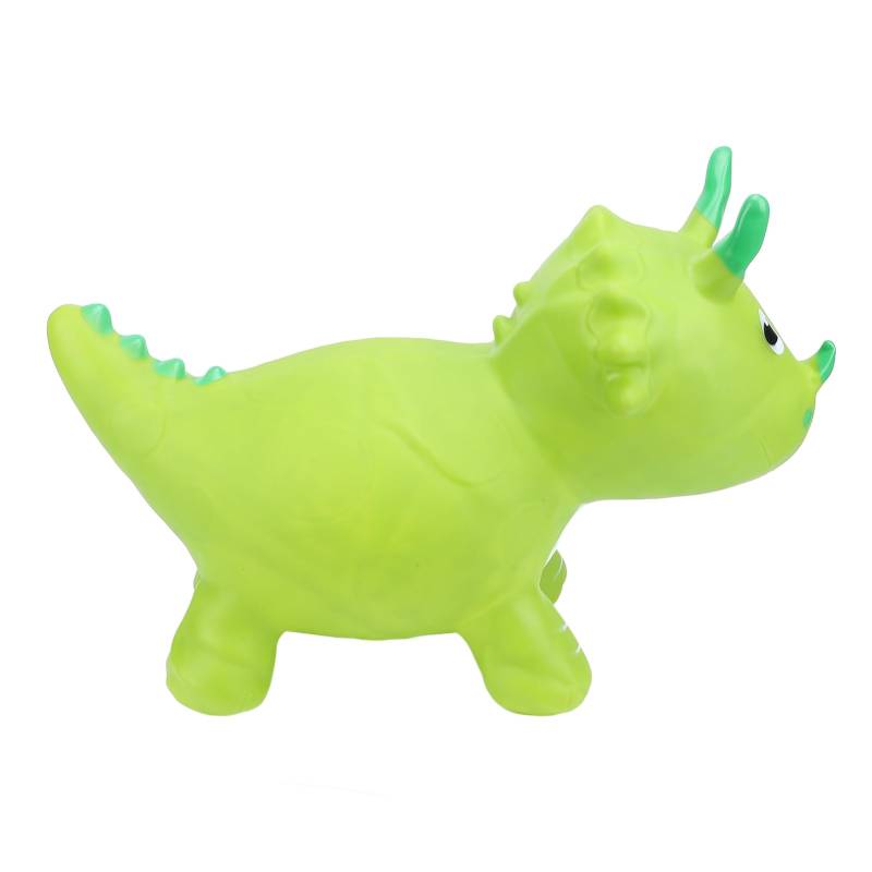 Itonash Aufblasbares Springpferd, Dinosaurier-Hüpfpferd, Leichtes PVC-Aufsitzspielzeug für Kinder, Lustiges Spielgerät für Outdoor-Aktivitäten (Grüner Dinosaurier) von Itonash