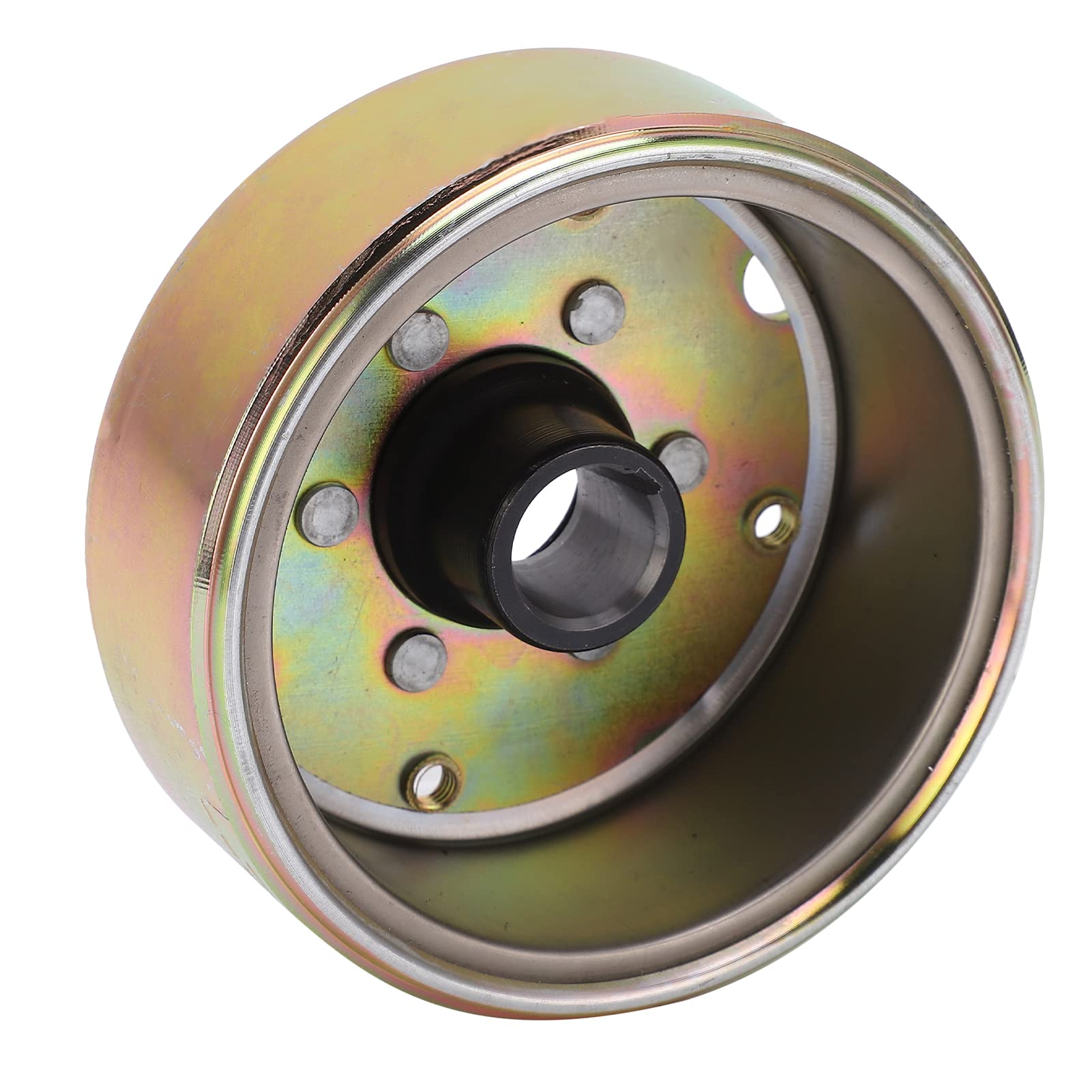 Itonash Motor-Schwungrad, Stator Magento Schwungrad, 8-polige, Hochwertige Aluminiumlegierung, Robuster Haltbarkeit für GY6 Scooter Itonash Motor-Schwungrad, Stator Magento Schwungrad, 8-polige, Hochwertige Aluminiumlegierung, Robuster Haltbarkeit für GY6 Scooter von Itonash