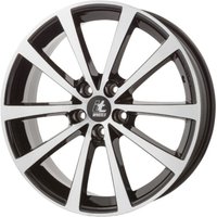 Alufelge 17 zoll ITWHEELS Alice 5x114,3 7J ET40, Farbe Schwarz Glänzend Poliert von Itwheels