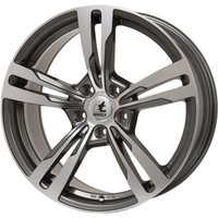 Alufelge 17 zoll ITWHEELS Anna 5x112 7,5J ET45, Farbe Anthrazit Glänzend Poliert von Itwheels