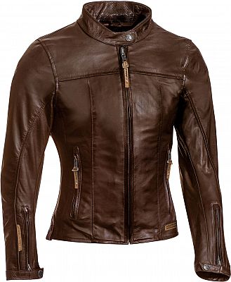 Ixon Crank, Lederjacke Damen - Braun - 36 von Ixon