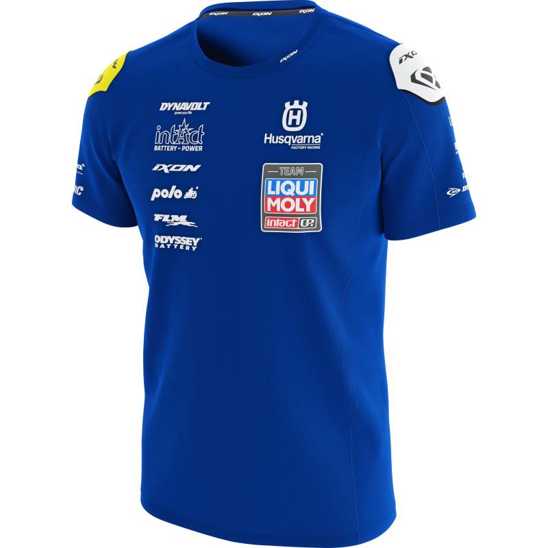 Ixon Liqui Moly Intact GP T-Shirt blau/gelb L von Ixon