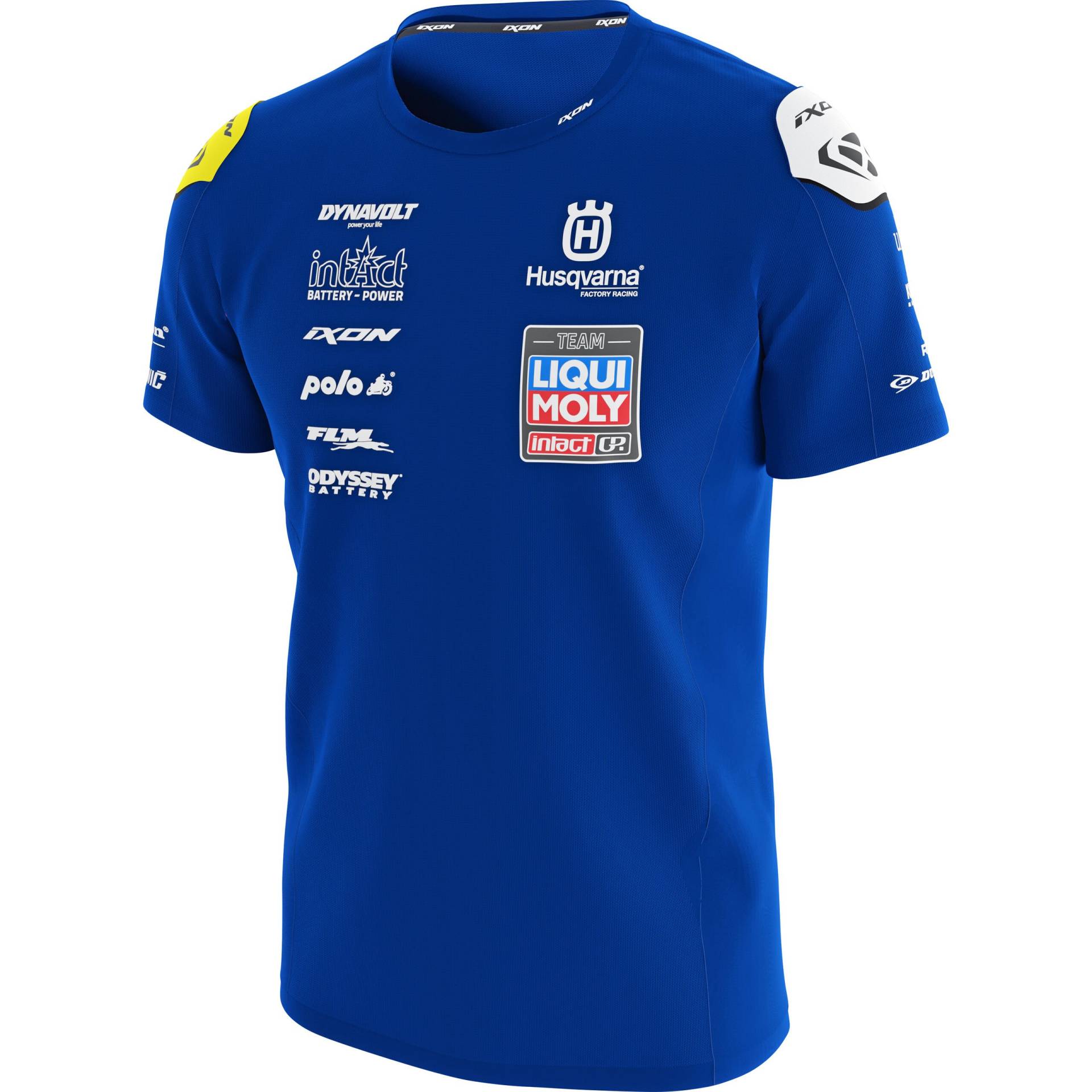 Ixon Liqui Moly Intact GP T-Shirt blau/gelb M von Ixon