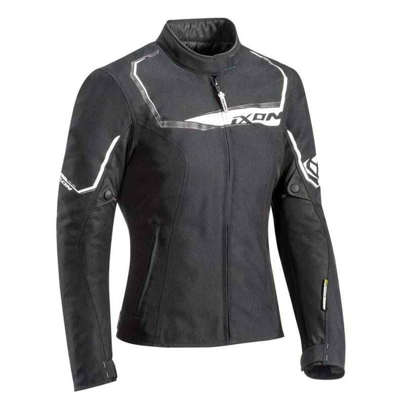 Ixon Motorradjacken Challenge Lady Schwarz/Weiss, Schwarz/Weiss, XL von IXON