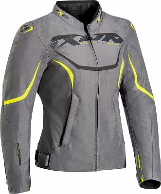 Ixon Sprinter, Textiljacke Damen - Grau/Gelb - XS von Ixon