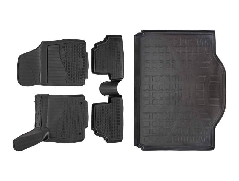 J&J AUTOMOTIVE | Allwetter TPE Gummimatten + Kofferraumwanne Set Für Mokka/Mokka X 2012-2020, Antirutsch, Passgenau, Rand 2-4cm, Schwarz von J&J AUTOMOTIVE